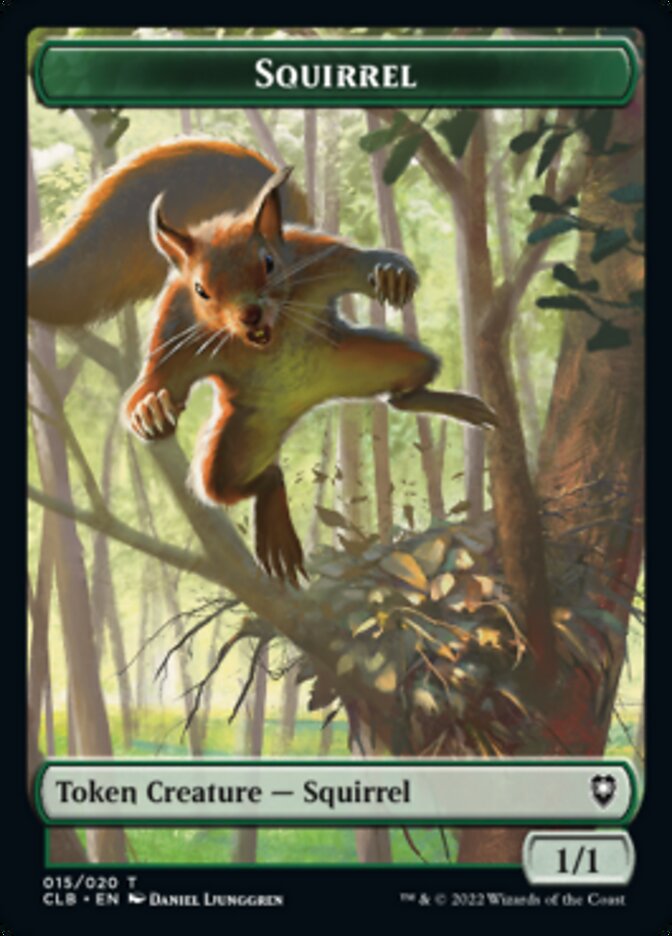 Squirrel Token [Commander Legends: Battle for Baldur's Gate Tokens] | Gam3 Escape