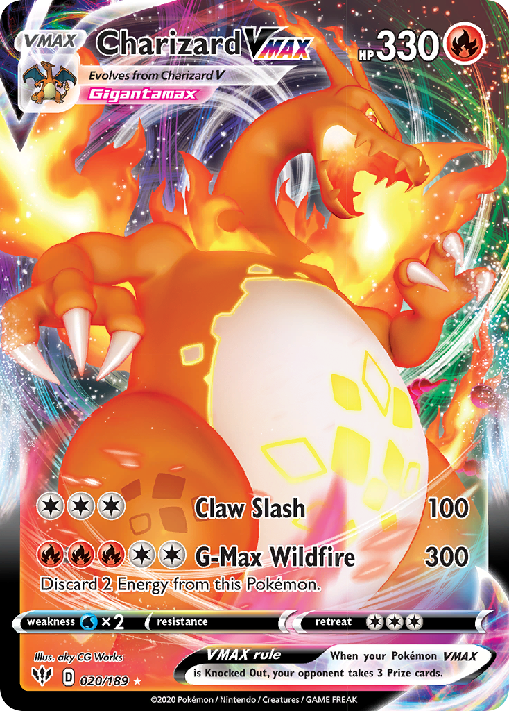 Charizard VMAX (020/189) [Sword & Shield: Darkness Ablaze] | Gam3 Escape