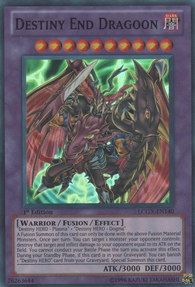 Destiny End Dragoon [LCGX-EN140] Super Rare | Gam3 Escape