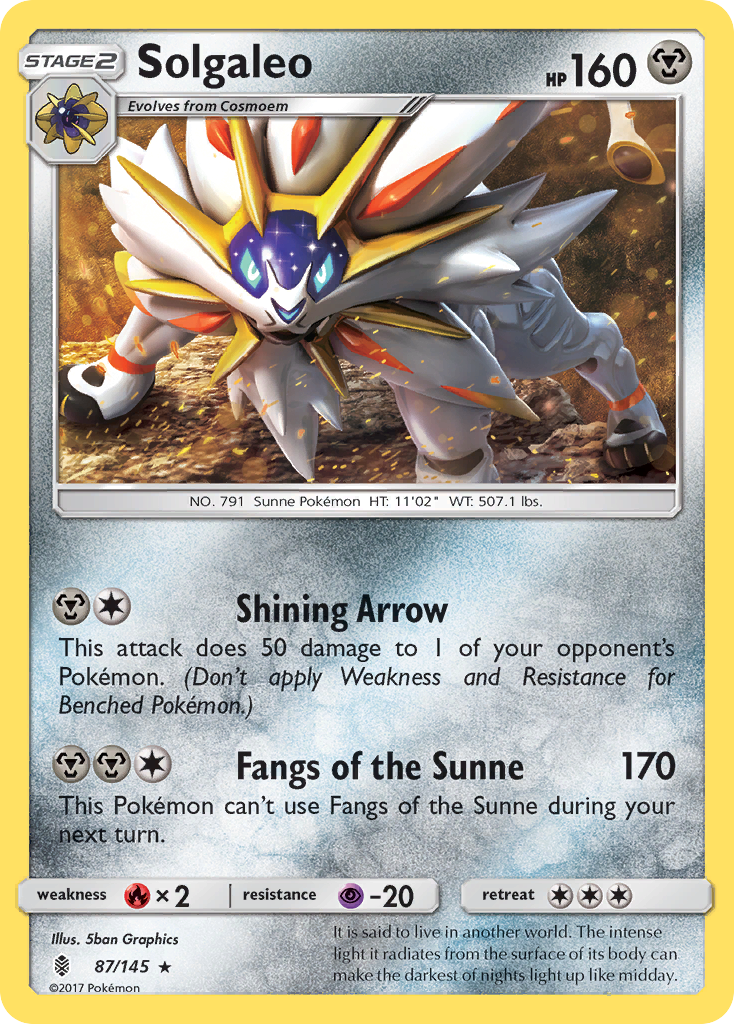 Solgaleo (87/145) [Sun & Moon: Guardians Rising] | Gam3 Escape