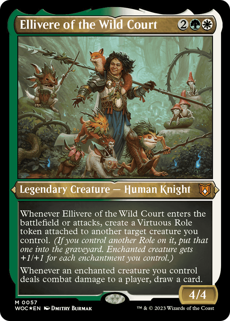 Ellivere of the Wild Court (Display Commander) [Wilds of Eldraine Commander] | Gam3 Escape