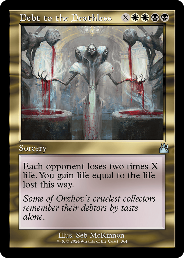 Debt to the Deathless (Retro Frame) [Ravnica Remastered] | Gam3 Escape