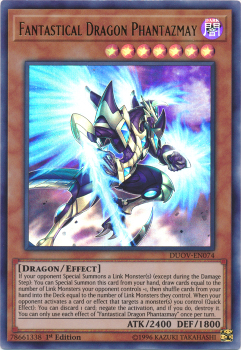 Fantastical Dragon Phantazmay [DUOV-EN074] Ultra Rare | Gam3 Escape