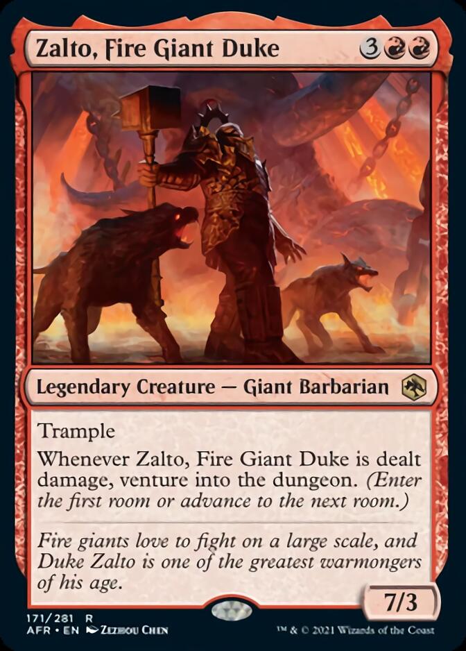 Zalto, Fire Giant Duke [Dungeons & Dragons: Adventures in the Forgotten Realms] | Gam3 Escape