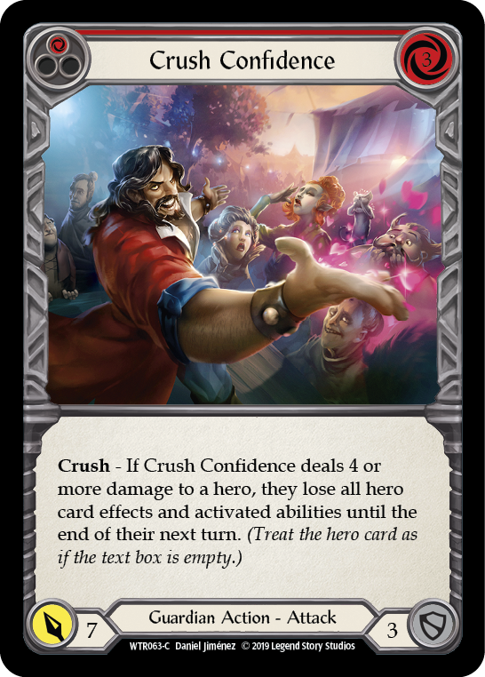 Crush Confidence (Red) [WTR063-C] Alpha Print Normal | Gam3 Escape