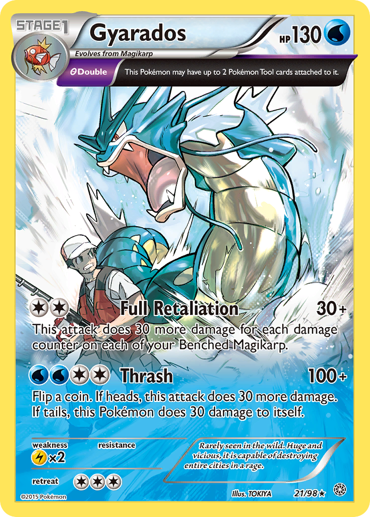 Gyarados (21/98) [XY: Ancient Origins] | Gam3 Escape