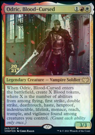 Odric, Blood-Cursed [Innistrad: Crimson Vow Prerelease Promos] | Gam3 Escape