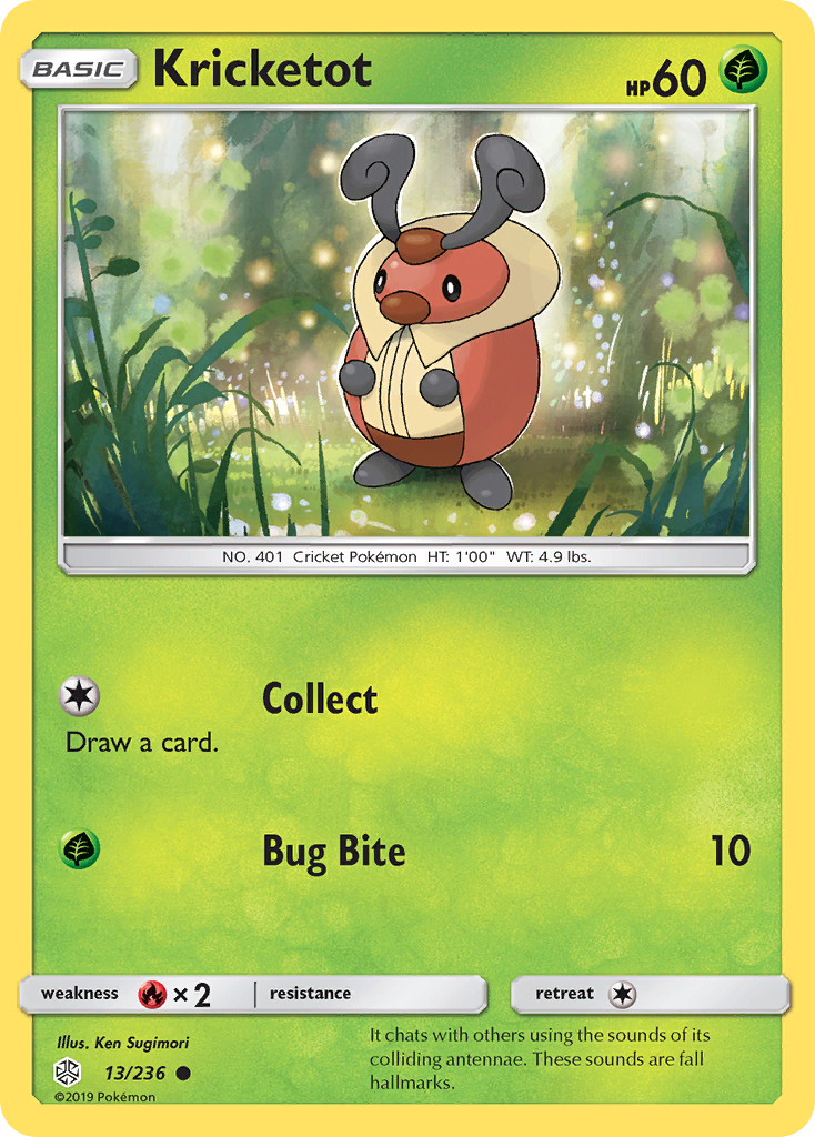 Kricketot (13/236) [Sun & Moon: Cosmic Eclipse] | Gam3 Escape