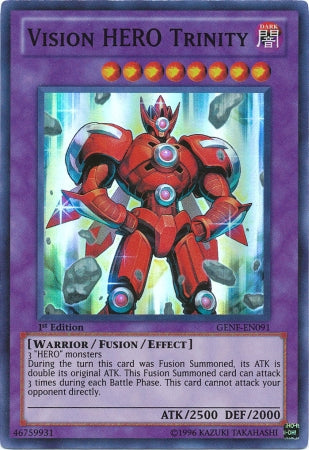 Vision HERO Trinity [GENF-EN091] Super Rare | Gam3 Escape