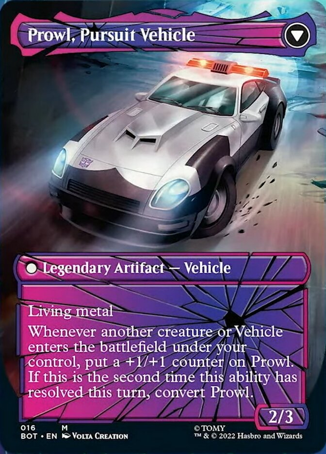 Prowl, Stoic Strategist // Prowl, Pursuit Vehicle (Shattered Glass) [Universes Beyond: Transformers] | Gam3 Escape