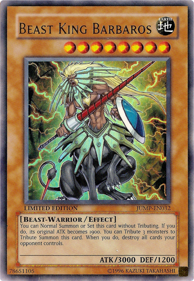 Beast King Barbaros [JUMP-EN032] Ultra Rare | Gam3 Escape