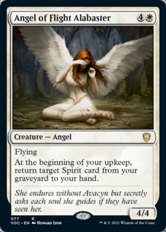 Angel of Flight Alabaster [Innistrad: Crimson Vow Commander] | Gam3 Escape