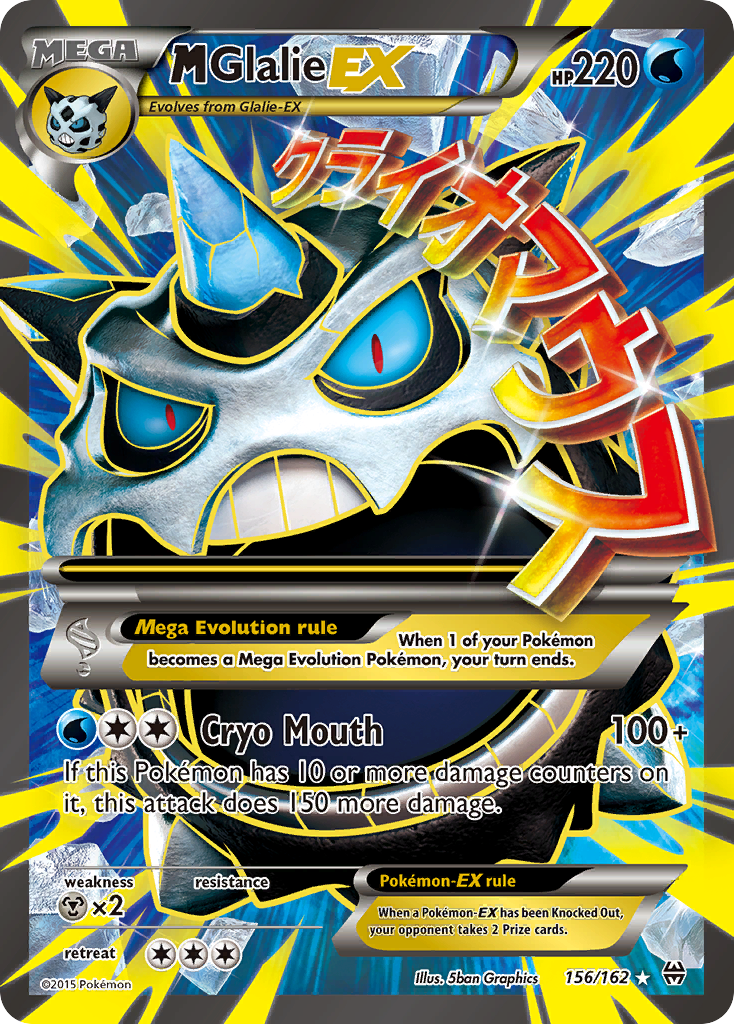 M Glalie EX (156/162) [XY: BREAKthrough] | Gam3 Escape