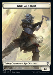 Kor Warrior // Treasure Double-sided Token [Commander Legends: Battle for Baldur's Gate Tokens] | Gam3 Escape