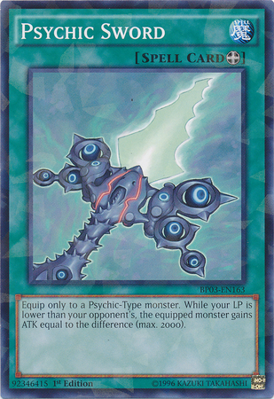 Psychic Sword (Shatterfoil) [BP03-EN163] Common | Gam3 Escape