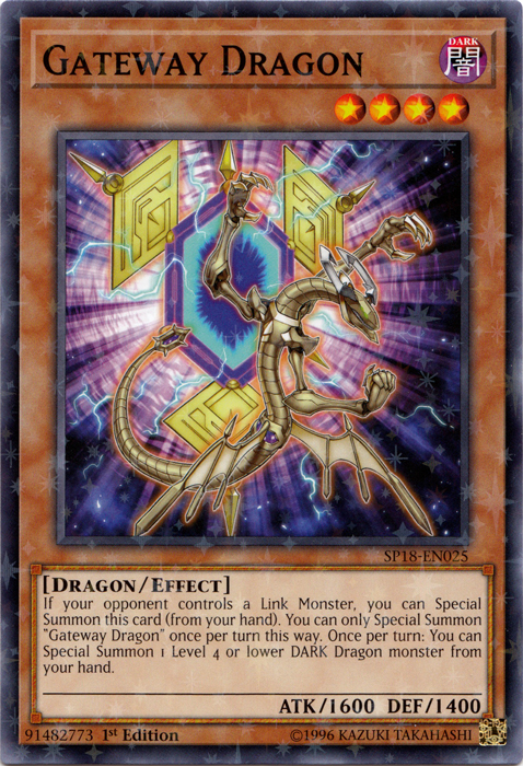 Gateway Dragon (Starfoil) [SP18-EN025] Starfoil Rare | Gam3 Escape