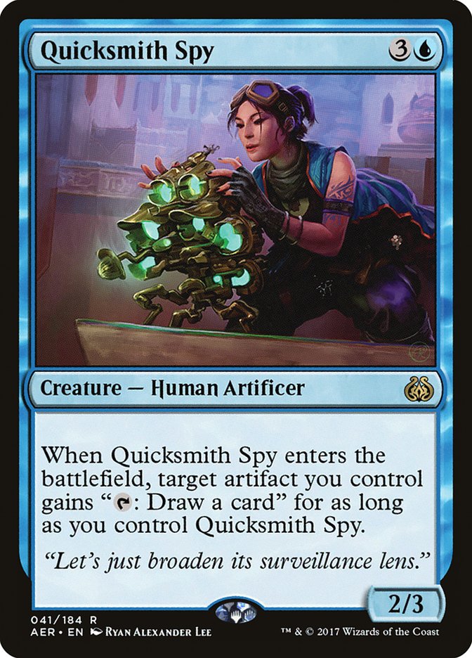 Quicksmith Spy [Aether Revolt] | Gam3 Escape