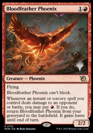 Bloodfeather Phoenix (Promo Pack) [March of the Machine Promos] | Gam3 Escape