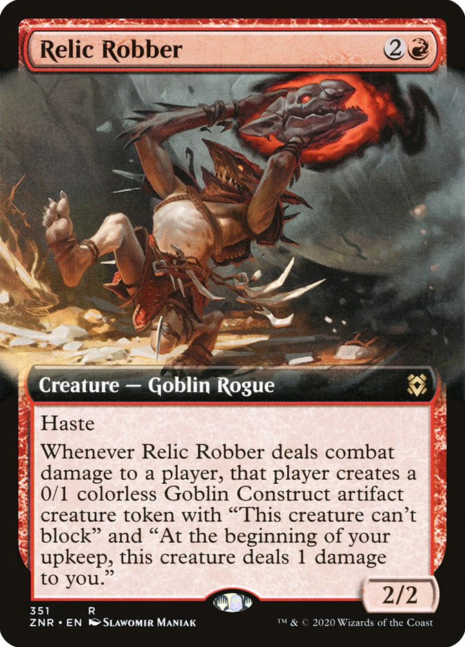 Relic Robber (Extended Art) [Zendikar Rising] | Gam3 Escape