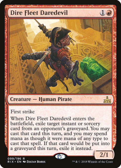 Dire Fleet Daredevil [Rivals of Ixalan] | Gam3 Escape