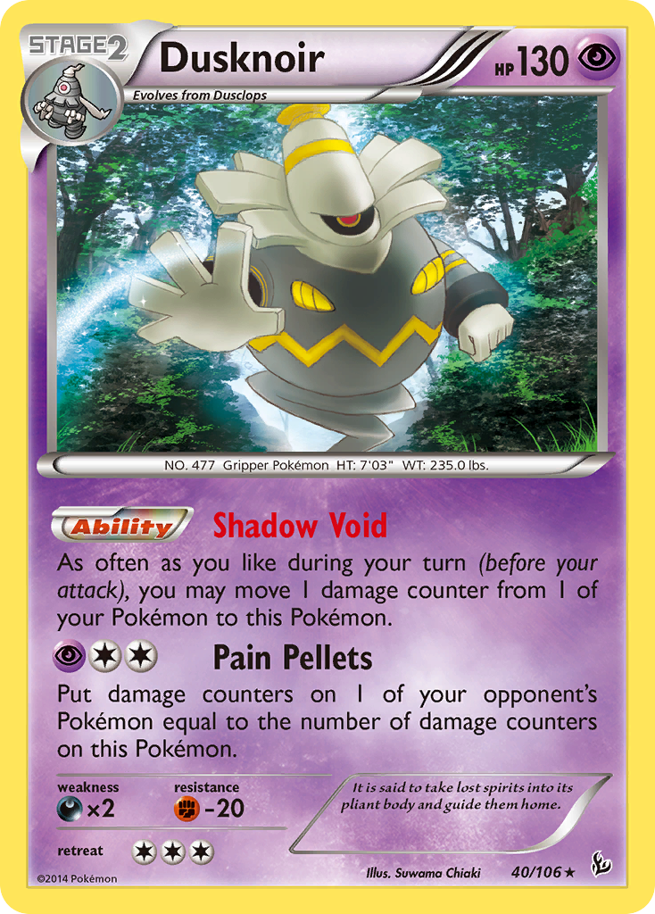 Dusknoir (40/106) [XY: Flashfire] | Gam3 Escape