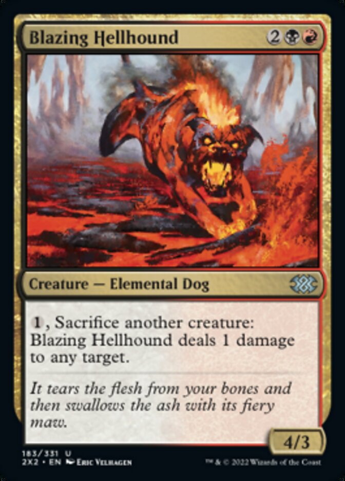 Blazing Hellhound [Double Masters 2022] | Gam3 Escape