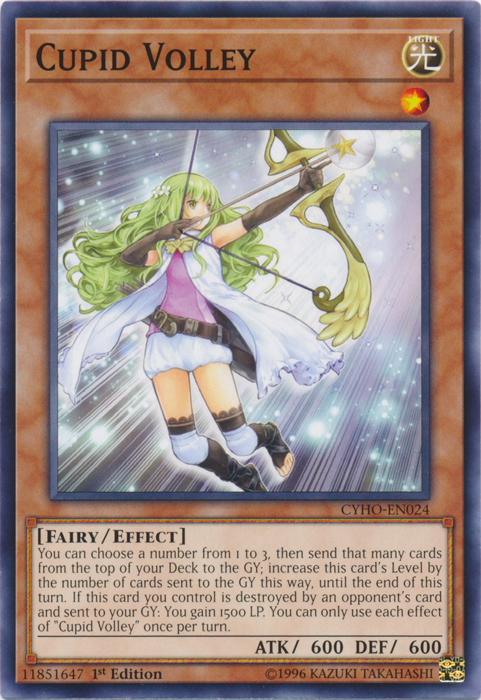 Cupid Volley [CYHO-EN024] Common | Gam3 Escape