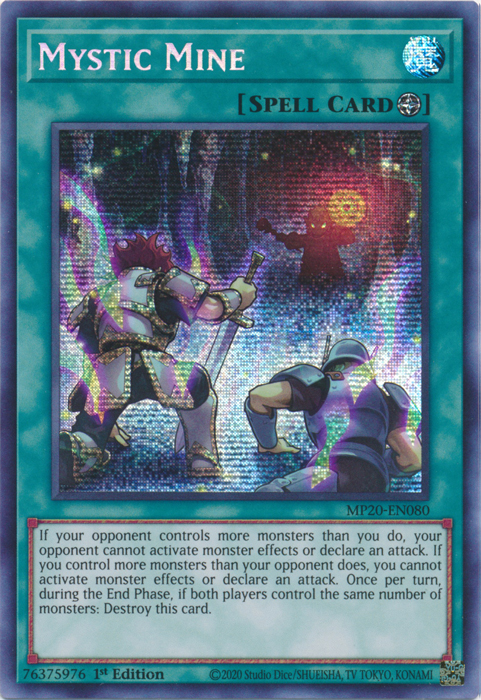 Mystic Mine [MP20-EN080] Prismatic Secret Rare | Gam3 Escape