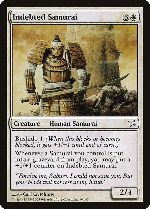 Indebted Samurai [Betrayers of Kamigawa] | Gam3 Escape