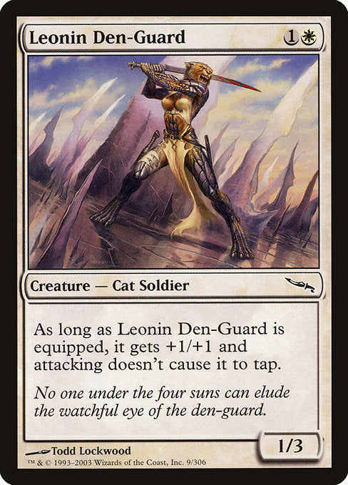 Leonin Den-Guard [Mirrodin] | Gam3 Escape