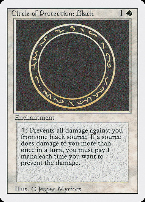 Circle of Protection: Black [Revised Edition] | Gam3 Escape