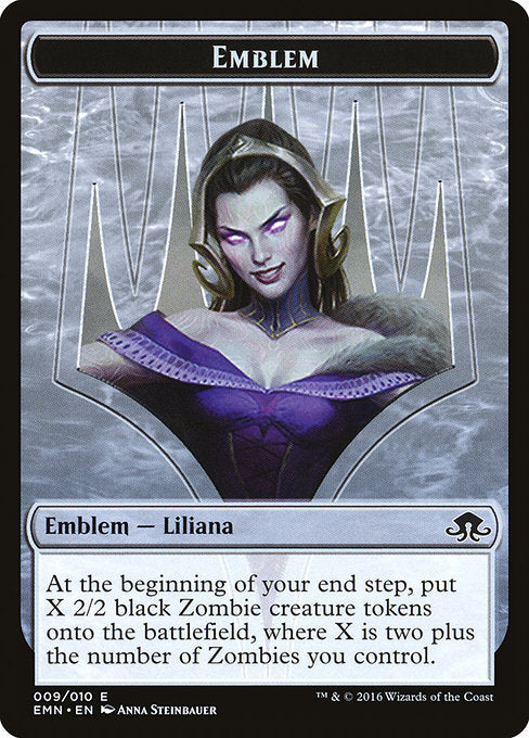 Liliana, the Last Hope Emblem [Eldritch Moon Tokens] | Gam3 Escape