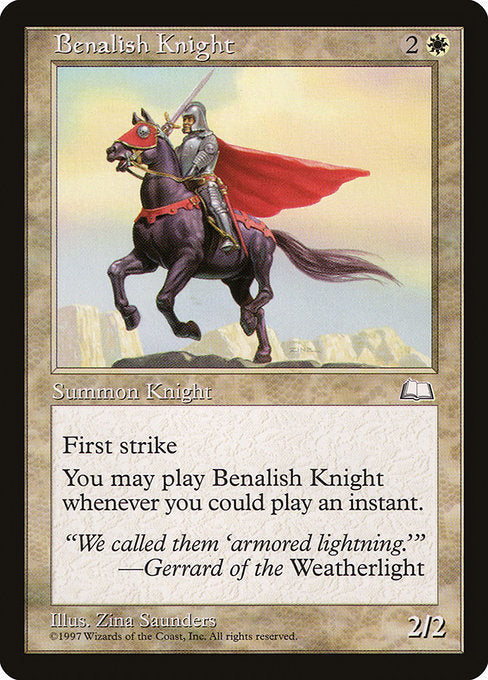 Benalish Knight [Weatherlight] | Gam3 Escape