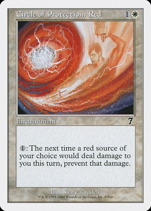 Circle of Protection: Red [Seventh Edition] | Gam3 Escape