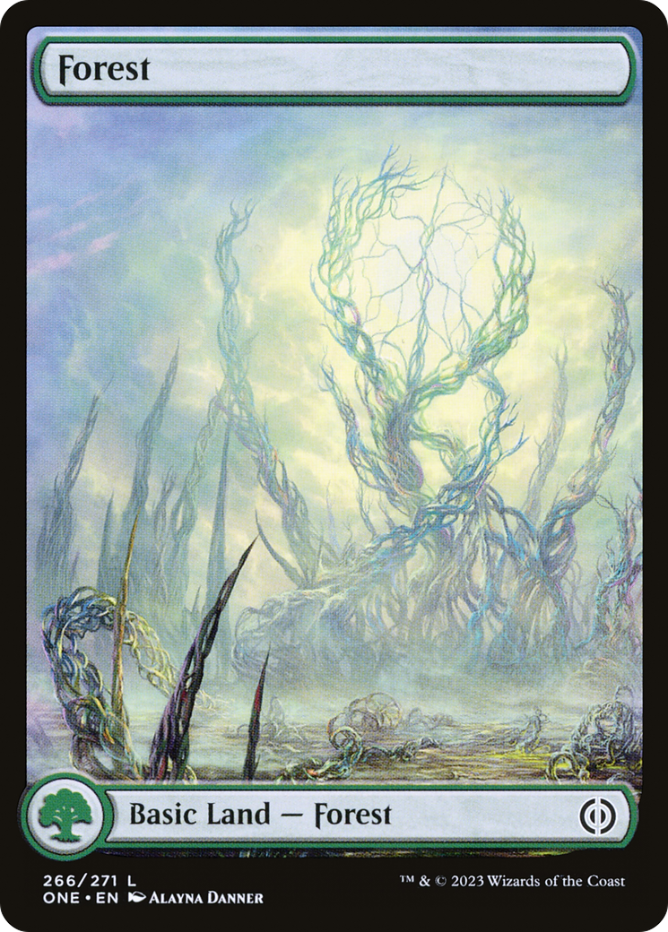 Forest (266) (Full-Art) [Phyrexia: All Will Be One] | Gam3 Escape