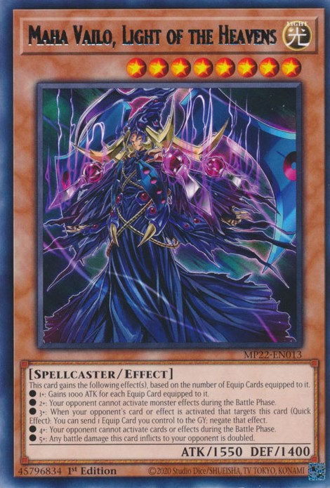 Maha Vailo, Light of the Heavens [MP22-EN013] Rare | Gam3 Escape