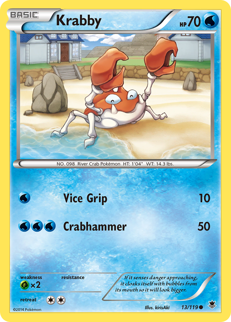 Krabby (13/119) [XY: Phantom Forces] | Gam3 Escape