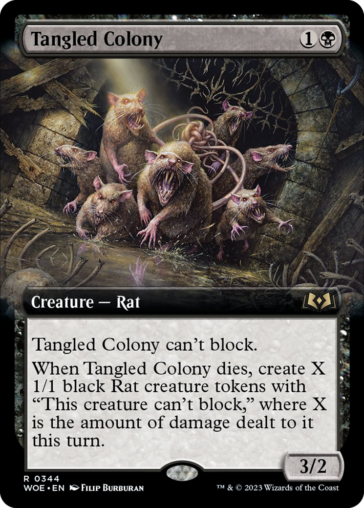 Tangled Colony (Extended Art) [Wilds of Eldraine] | Gam3 Escape