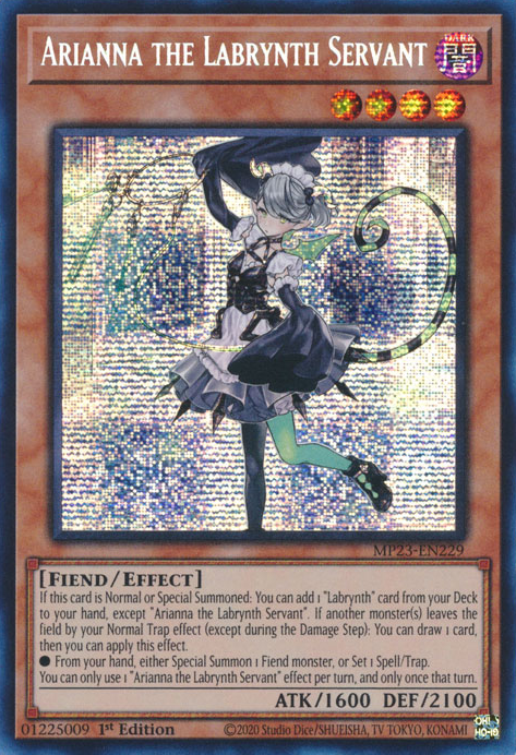 Arianna the Labrynth Servant [MP23-EN229] Prismatic Secret Rare | Gam3 Escape