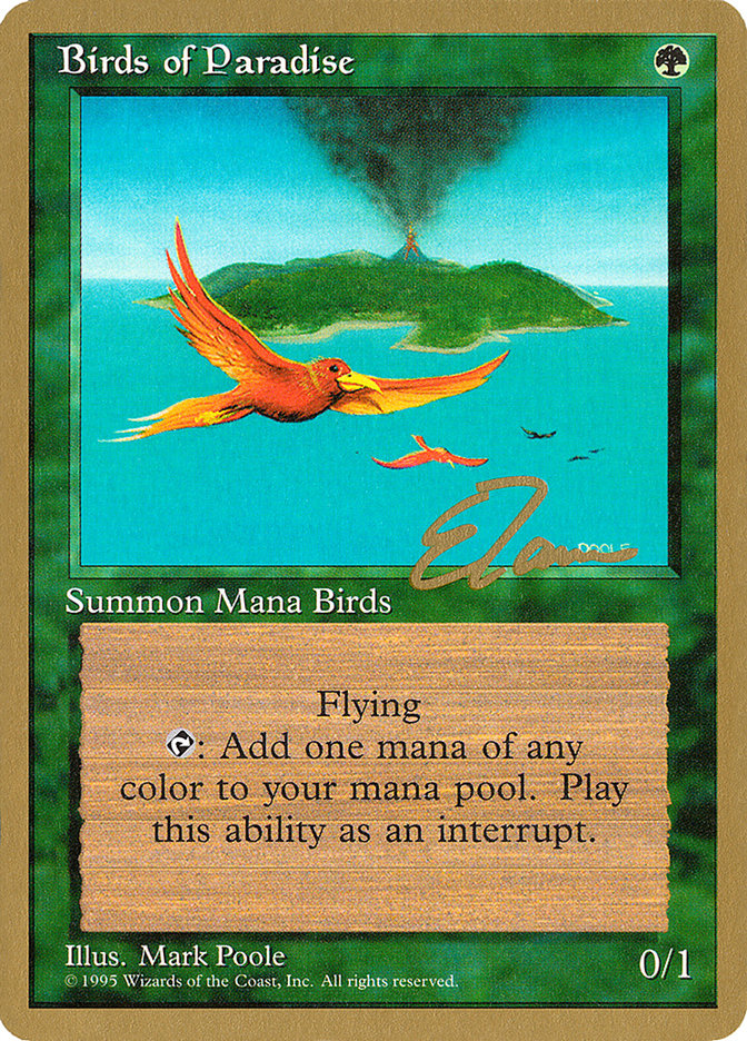 Birds of Paradise (Eric Tam) [Pro Tour Collector Set] | Gam3 Escape