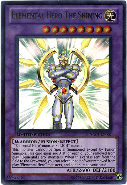 Elemental Hero The Shining [YG06-EN001] Ultra Rare | Gam3 Escape