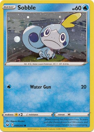 Sobble (054/202) (Cosmos Holo) [Sword & Shield: Base Set] | Gam3 Escape