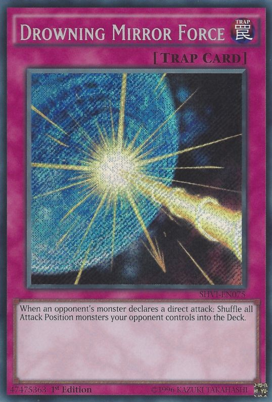 Drowning Mirror Force [SHVI-EN075] Secret Rare | Gam3 Escape