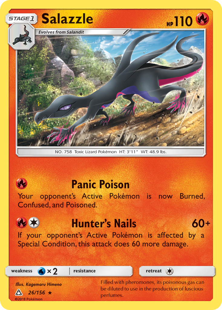 Salazzle (26/156) [Sun & Moon: Ultra Prism] | Gam3 Escape