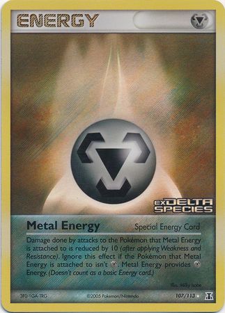 Metal Energy (107/113) (Stamped) [EX: Delta Species] | Gam3 Escape