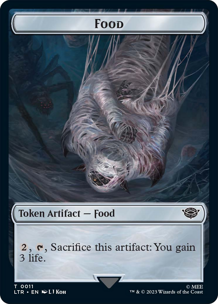 Food // Wraith Double-Sided Token [The Lord of the Rings: Tales of Middle-Earth Commander Tokens] | Gam3 Escape