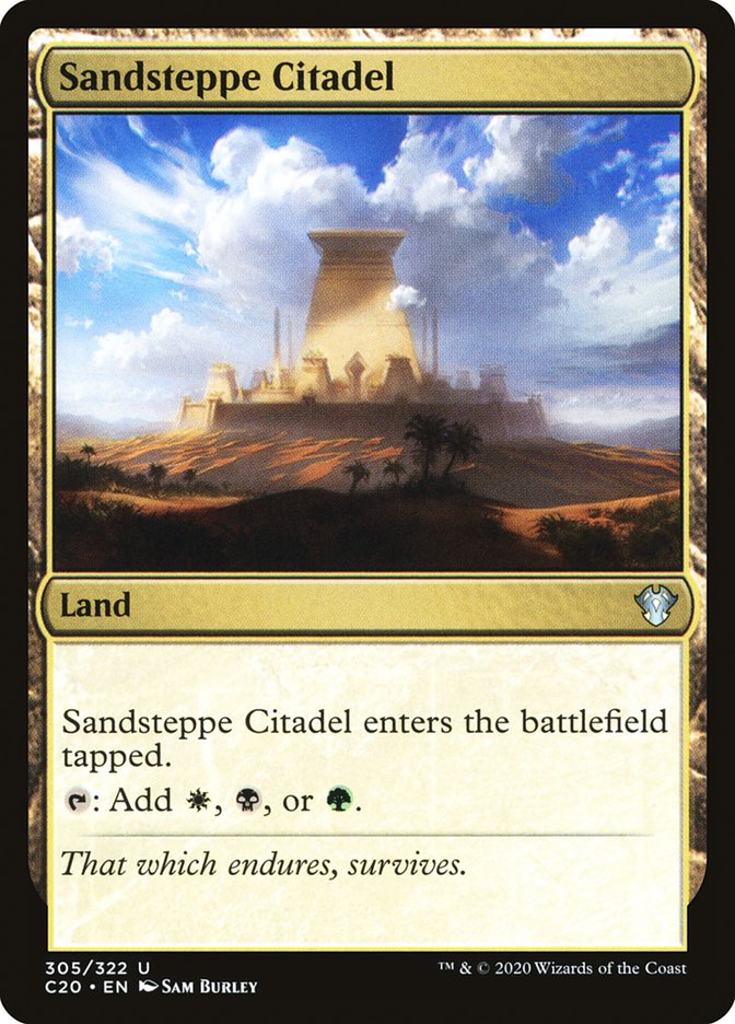 Sandsteppe Citadel [Commander 2020] | Gam3 Escape
