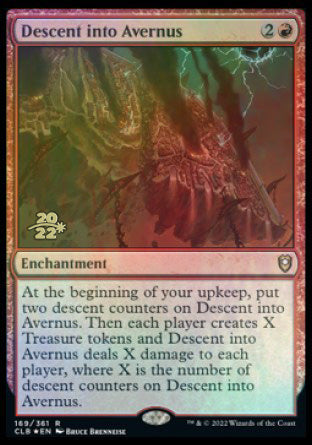 Descent into Avernus [Commander Legends: Battle for Baldur's Gate Prerelease Promos] | Gam3 Escape