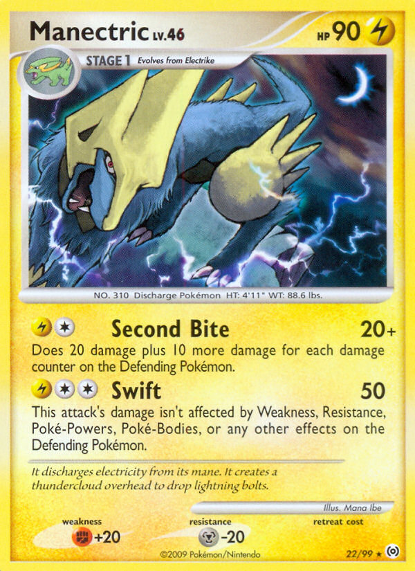 Manectric (22/99) [Platinum: Arceus] | Gam3 Escape