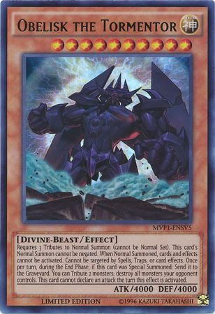 Obelisk the Tormentor [MVP1-ENSV5] Ultra Rare | Gam3 Escape